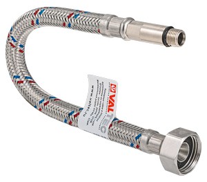 Подводка к смесит.G1-2хM10х18-M10х35 Valtec 100см (пара)