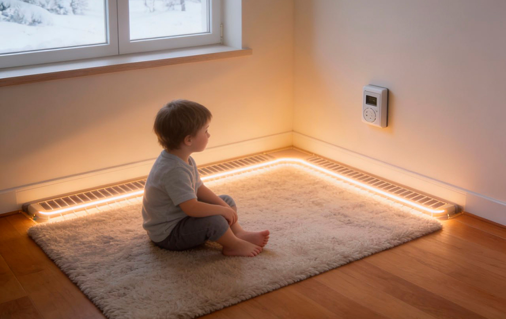 Как работает система теплых полов