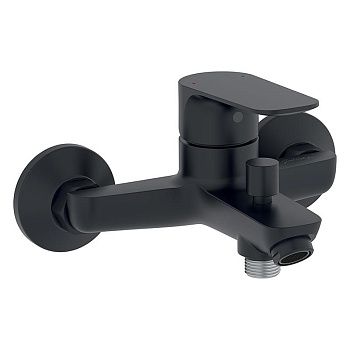 Смеситель для ванны и душа Jacob Delafon Oscar E29844-BL, матовый чёрный