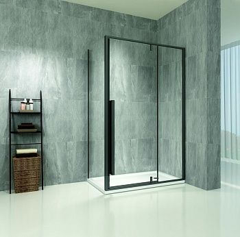 Душевое ограждение ZILI DO L25231 BLACK ДАФНА 1200х800х2000