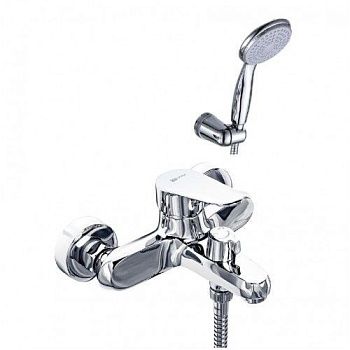Смеситель для ванны Lemark Point LM0314С с монолитным изливом