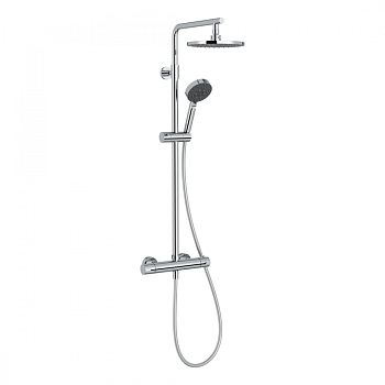 Душевой гарнитур  с термостатическим смесителем Jacob Delafon BRIVE 2 E24322-CP, хром