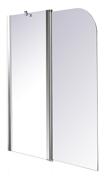 Ограждение для ванны GF-1002 120х140 Прозрачное стекло 5мм,