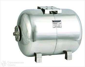 Гидроаккумулятор 24л д/хол.воды верт.нерж сталь 1