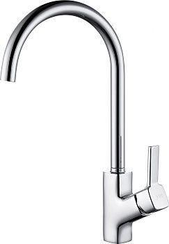 Смеситель д/кухни D&K Rhein.Dusseldorf DA1492401 высокий, хром