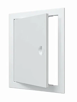 Дверца, Л2030P, 218х318 с фланцем 196х296, с ручкой-задвижкой АБС