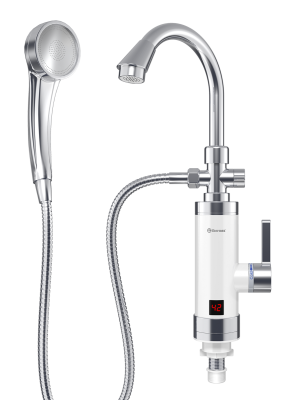 Водонагреватель проточный Thermex Focus 3000 (3 кВт) кран + душ