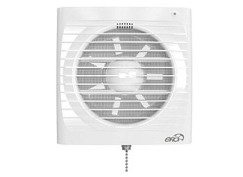 Вентилятор Era 5S-02, D125, шнурковый выключатель, москитная сетка