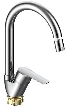 Смеситель для кухни VODA "Spring", J-излив, арт. SG03