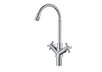 Смеситель для кухни VODA Dive, DV519flex, гибкий излив