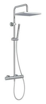 Душевой гарнитур с термостатическим смесителем Jacob Delafon Brigitte E32850-CP, хром