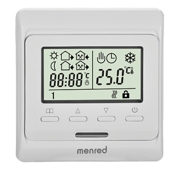Терморегулятор E51.716 встраи.програм. ЖК дисплей