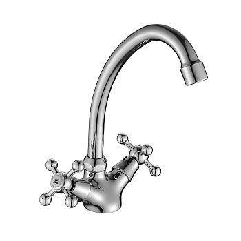 Смеситель для кухни Decoroom DR54028 двуручный 