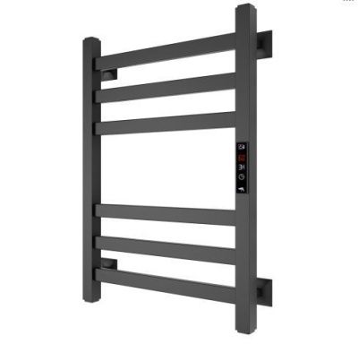 Полотенцесушитель электрический Соренто Гранд 50*60 К-ЖК панель, справа (15646), черный мат