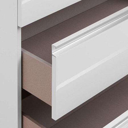 Тумба под раковину 60 см Roca Gap 857550806, 2 ящика, белый глянец