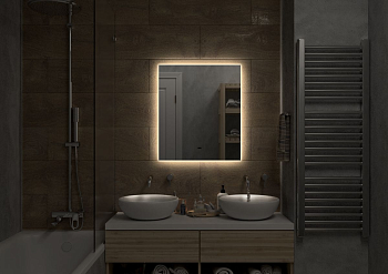 Зеркало  60 см ZILI DO АДРИАН LED бесконтактный сенсор ШВ 600х700