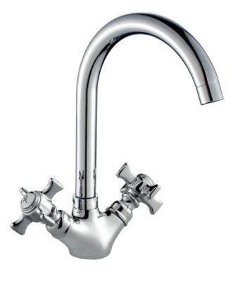 Смеситель для кухни Rossinka Z02-71 двуручный