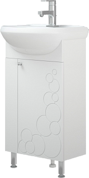 Тумба  45 ОРФЕЙ + раковина УЮТ ШВГ 460х850х350 COROZO