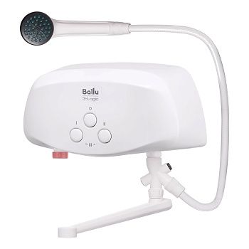 Водонагреватель проточный Ballu 3-logic TS (3,5 kW) - душ+кран