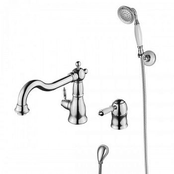 Смеситель для ванны (на борт) Lemark Villa LM4847C встраиваемый