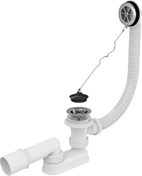 Сифон д/ванны Alсaplast, хром (A501)