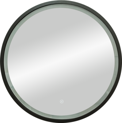 Зеркало для ванной Континент Style Black Led, D600