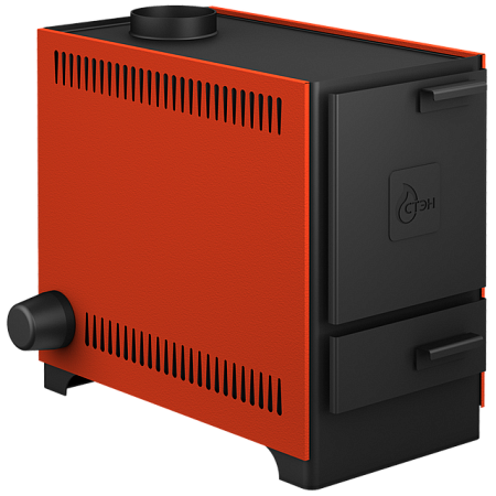 Котел твердотопливный "СТЭН mini 7 терракот"