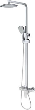 Душевой гарнитур со смесителем D&K Berlin.Steinbeis DA1433716A02, белый-хром