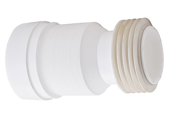 Слив раздвижной д/унитаза армиров. L=270-550мм ОРИО (С-990)