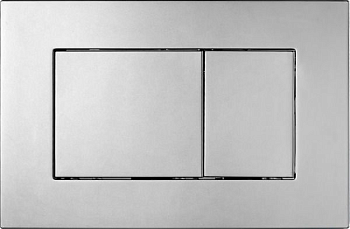 Клавиша смыва для инсталляции ZILI DO 097J пластик ХРОМ ГЛЯНЕЦ