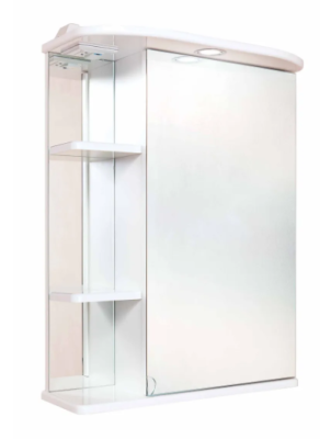 Шкаф-зеркало Onika КАРИНА 55.01 с подсветкой, правый (550*245*715)