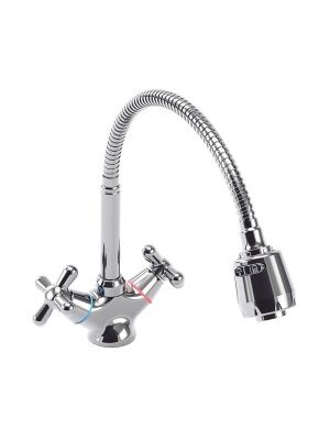 Смеситель для кухни SWES EXTRA 2XKEN1, буксовый (0352)