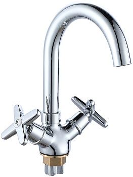 Смеситель для раковины VODA "Star", без дон/кл, арт. STR26L