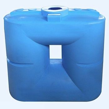 Бак пластиковый СЛИМ750 (143х60х130) с крышкой, вертикальный, параллелепипед, 750 л.