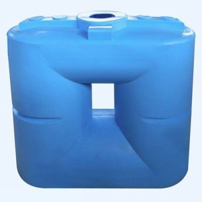 Бак пластиковый СЛИМ750 (143х60х130) с крышкой, вертикальный, параллелепипед, 750 л.