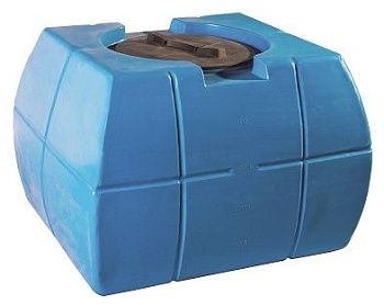 Бак пластиковый 400л с крышкой, куб