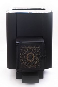 Печь банная Сибирь 24 чугунная дверка конвекционная