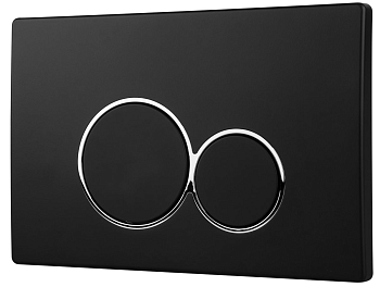 Клавиша смыва для инсталляции ZILI DO 097E пластик ЧЕРНЫЙ