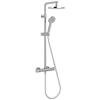 Душевой гарнитур с термостатическим смесителем Jacob Delafon Marcel E25084-CP, хром