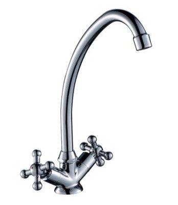 Смеситель для кухни Rossinka G02-71 двурукий