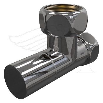 Вентиль угловой 1*3/4 г/г, латунь (комплект 2 шт)