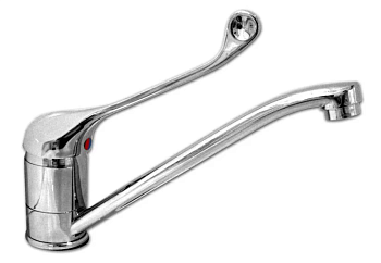 Смеситель д/умывальника AquaDV 400-01, локтевой, излив 25 см