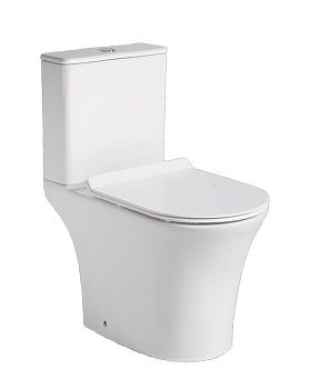 Унитаз-компакт Golden Frog A8858, безободковый