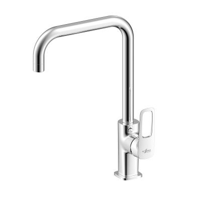 Смеситель для кухни Rossinka RS46-23 с поворотным изливом, хром