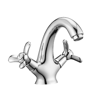 Смеситель д/умыв Rossinka  Q02-61 двурукий