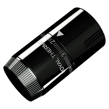 Термоголовка жидкостная Royal Thermo Design М30х1,5 (хром черный)