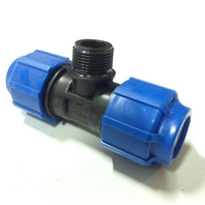 Тройник ПНД 32*1"*32 НР