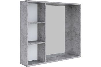Шкаф-зеркало Onika ДЕВИС 80.00У бетон чикаго