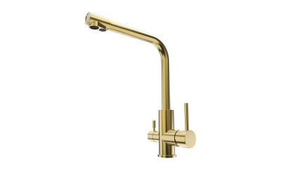 Смеситель д/кухни Lemark LM5061G Эксперт, золото