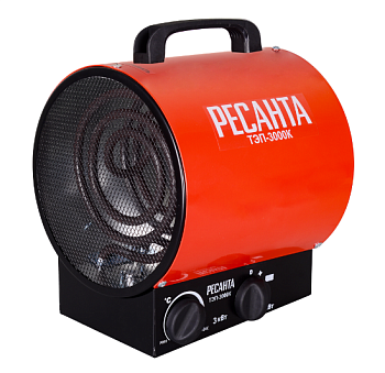 Тепловая электрическая пушка ТЭП-3000К (круглая)